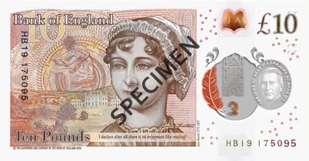Великобритания 10 £ — оборотная сторона